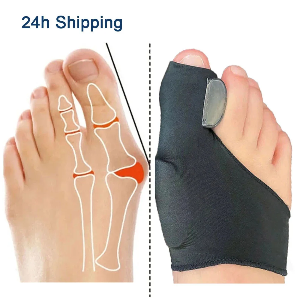 2Pcs Toe Separator Hallux Valg - Ankle Brace Sock recensione e prezzo
